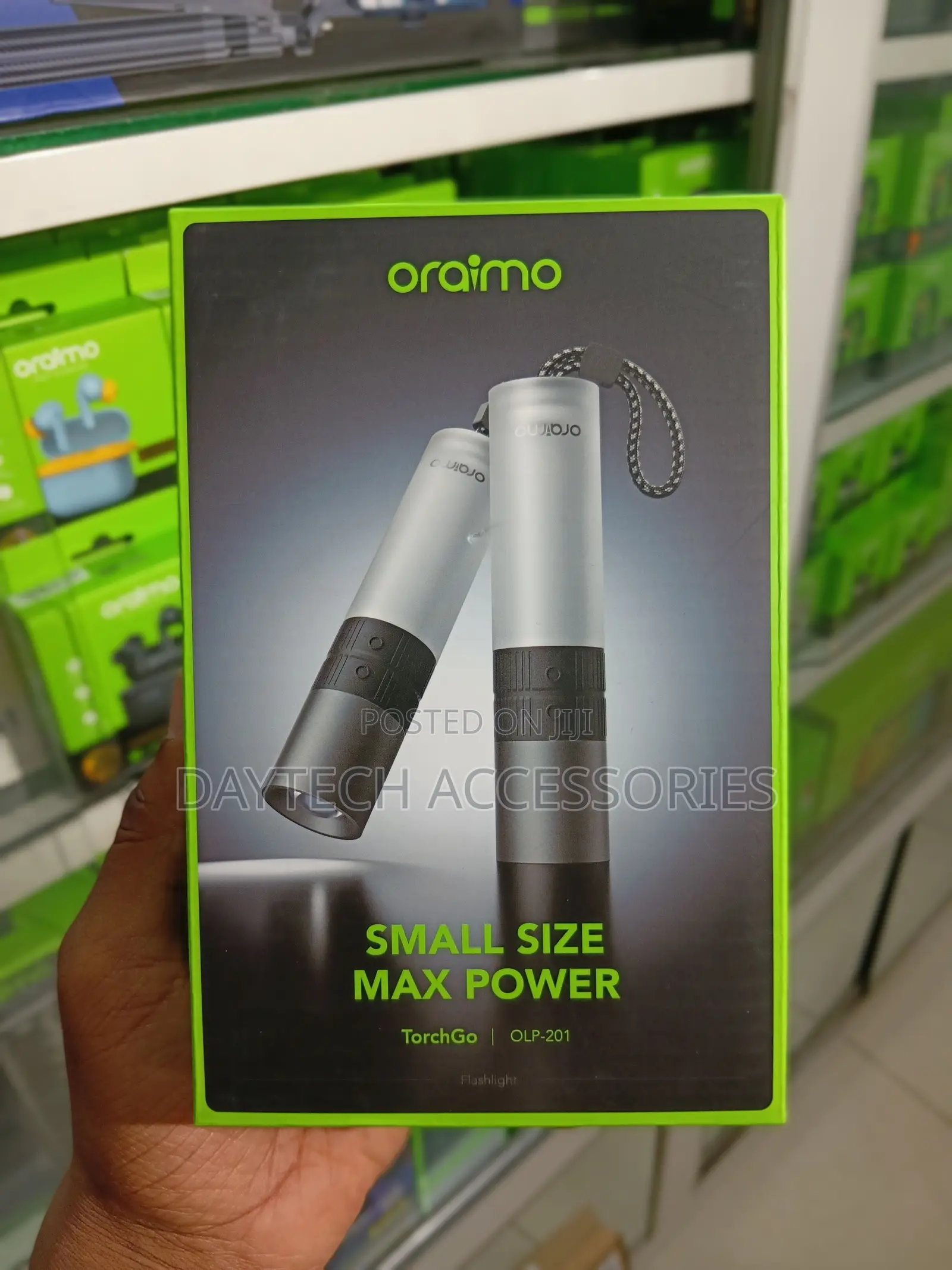 Oraimo TorchGo Portable High-Power Flashlight (OLP-201A)