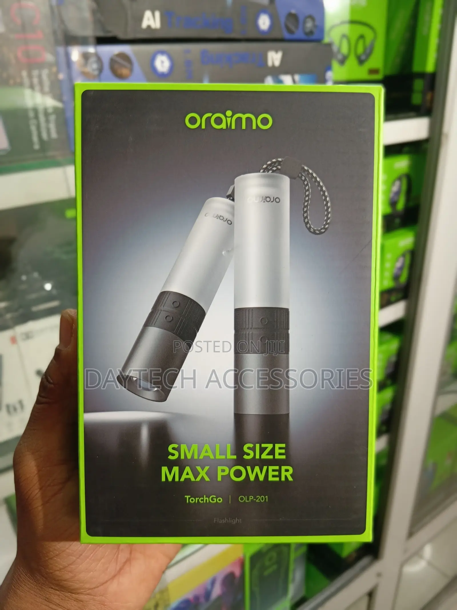 Oraimo TorchGo Portable High-Power Flashlight (OLP-201A)