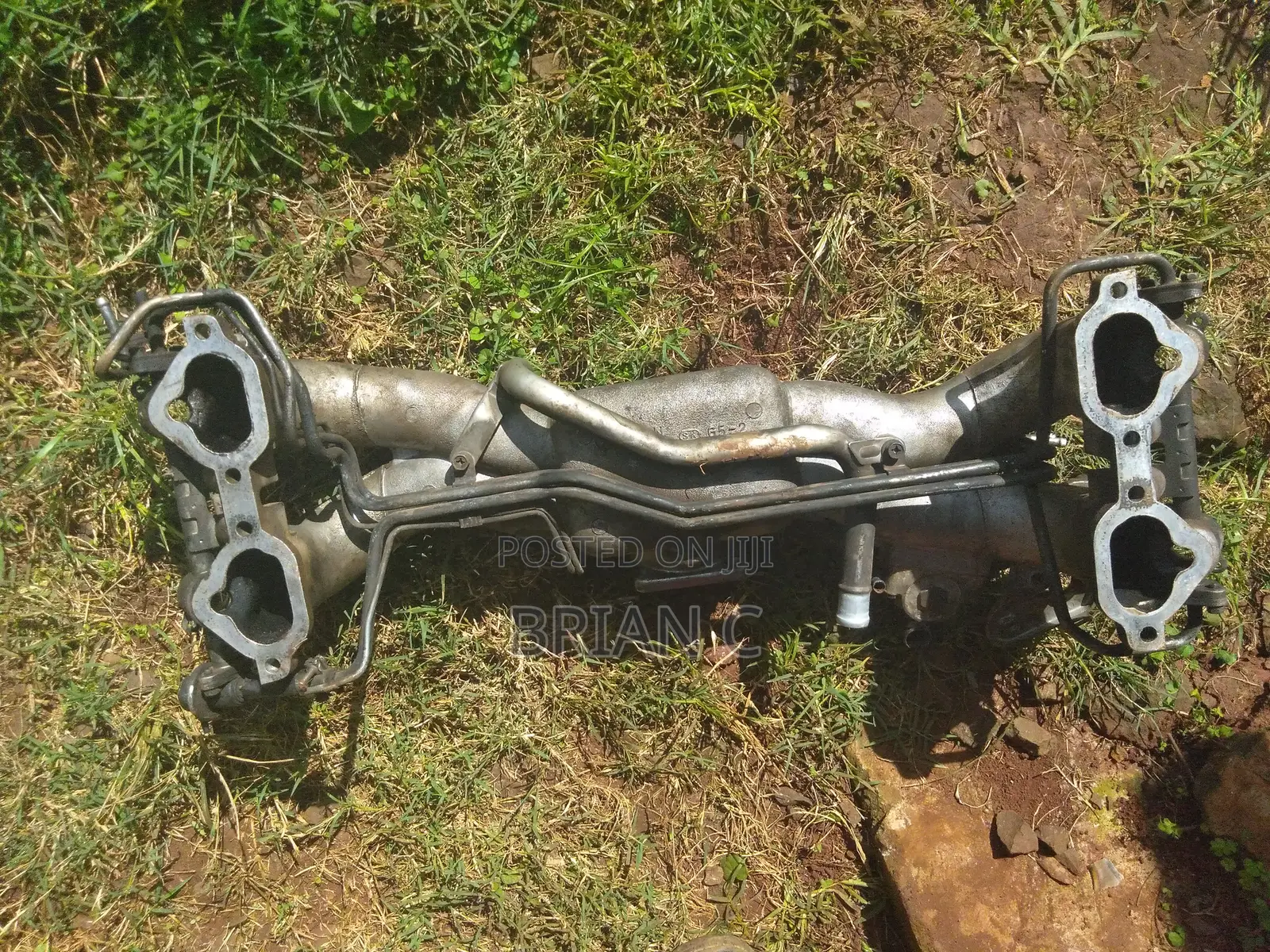 Subaru EJ20 Turbo Manifold and Air Con Pump