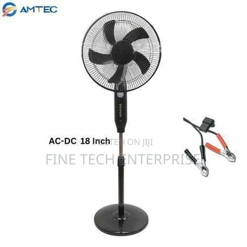 Amtec Stand Fan 18" AC/DC .