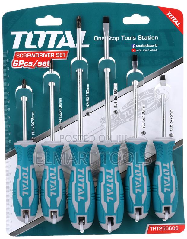 Total THT250606 6 PCS Screwdriver Set