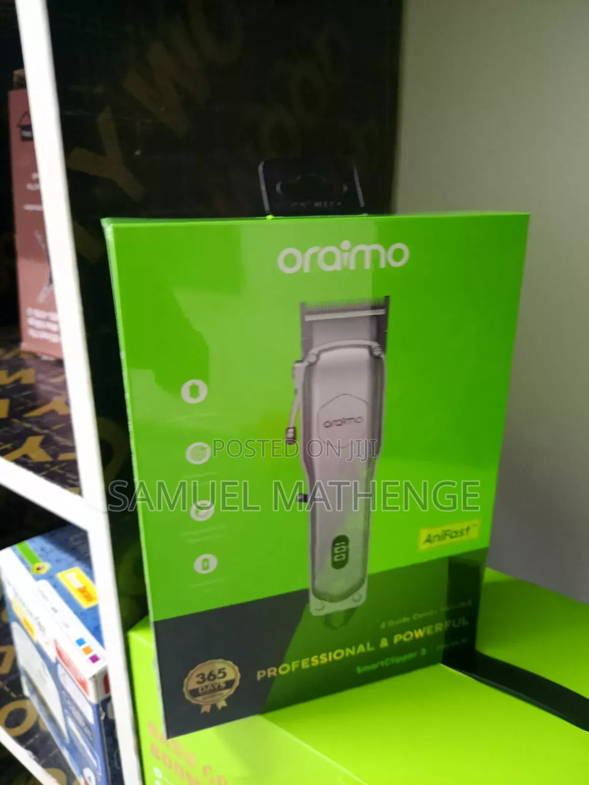 OraimoHair Clipper Cordless Trimmer With LED Display Precision Blades