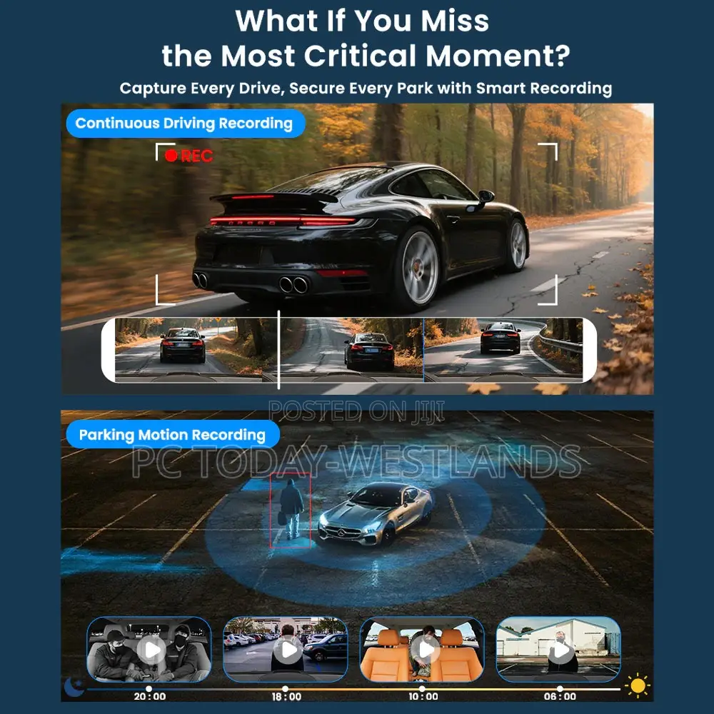 Ucocare 4G LTE Car Dash Camera Front and Cabin With SIM Card