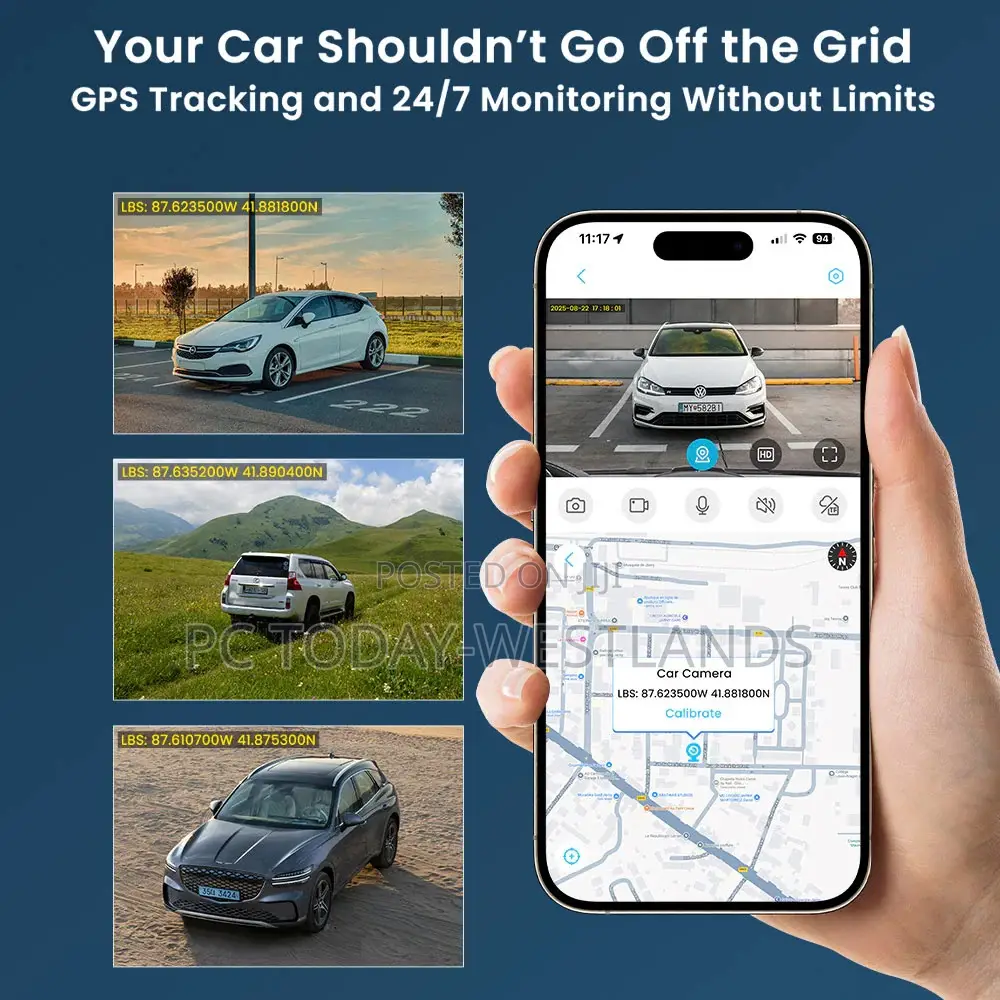 Ucocare 4G LTE Car Dash Camera Front and Cabin With SIM Card