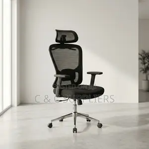 Ergonomic Swivel Chair With Adjustable Arms