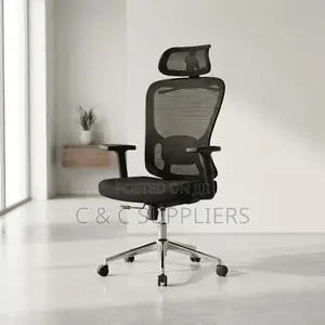 Ergonomic Swivel Chair With Adjustable Arms