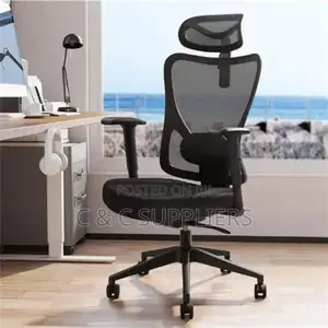 Ergonomic Swivel Chair With Adjustable Arms