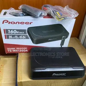 Upgraded Class-D Amplifier, Adjustable Pioneer TS-WX130DA Ultra Slim