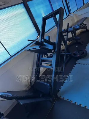 Leg Press and Hack Squat Gym Machine