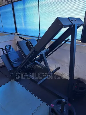 Leg Press and Hack Squat Gym Machine