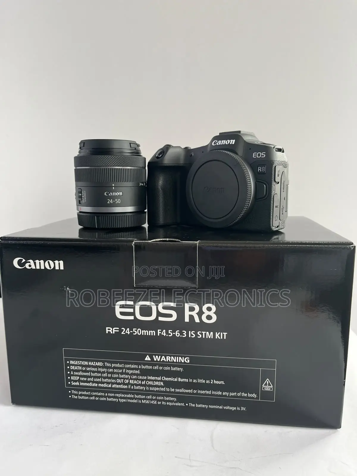 Canon EOS R8 Mirrorless Camera With RF 24-50mm F/4.5-6.3 IS STM Lens