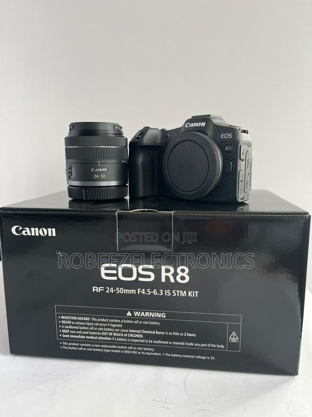 Canon EOS R8 Mirrorless Camera With RF 24-50mm F/4.5-6.3 IS STM Lens
