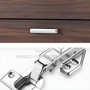 Office Cabinet : Dark Walnut 2-Door Wooden Office Credenza Cabinet