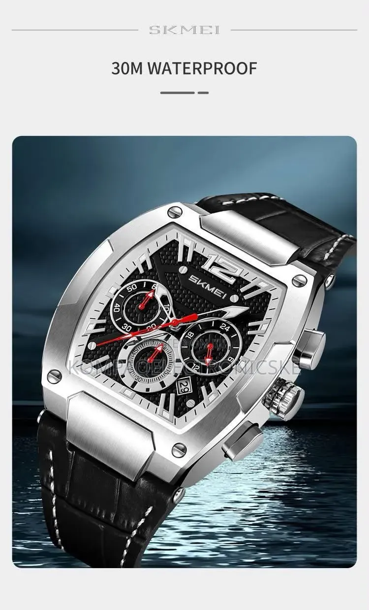 Skmei Gents Executive Designer Fashion Watches Leather