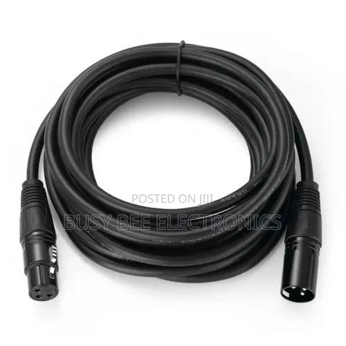 3M XLR Male to Female Microphone Cable - Black