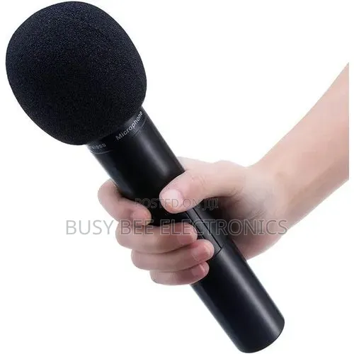 5pcs Microphone Foam Covers - Black