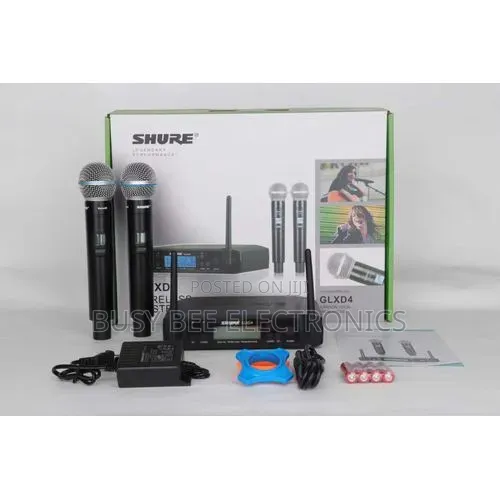 Shure GLXD4 Wireless / Cordlessl Microphone - Black