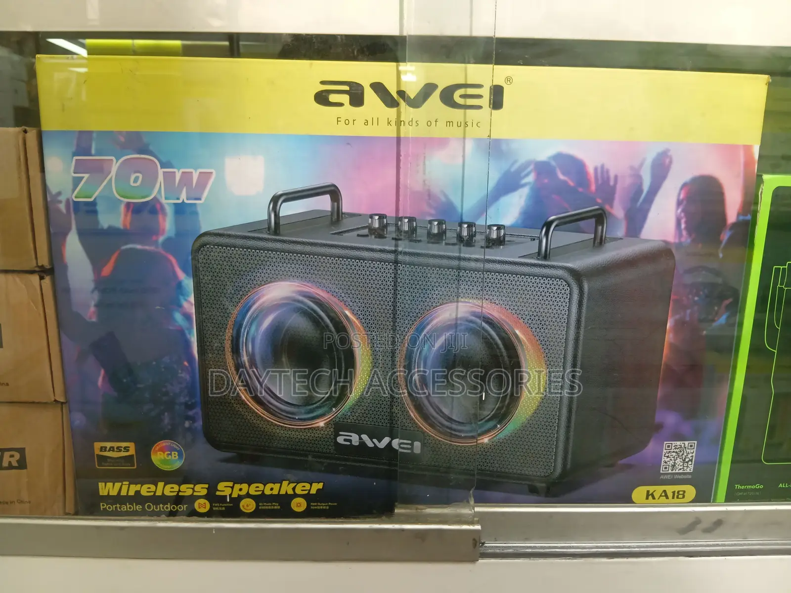 Awei KA18 70W Outdoor Bluetooth Speaker - Black