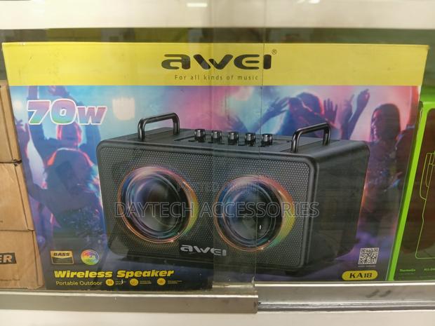 Awei KA18 70W Outdoor Bluetooth Speaker - Black - thumbnail 2