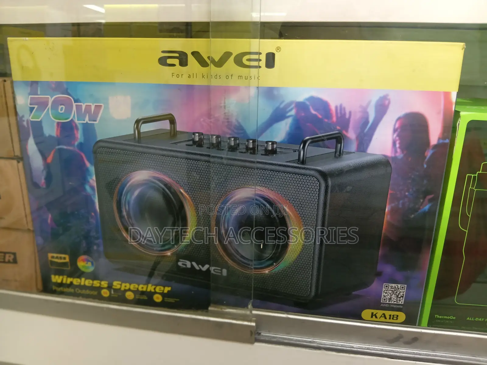 Awei KA18 70W Outdoor Bluetooth Speaker - Black