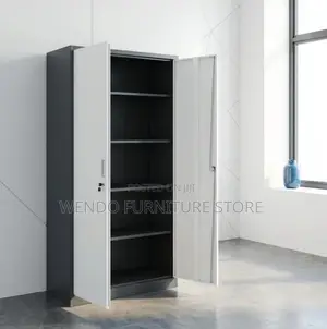 Office Cabinet : 2-Door Metallic Office Cabinet