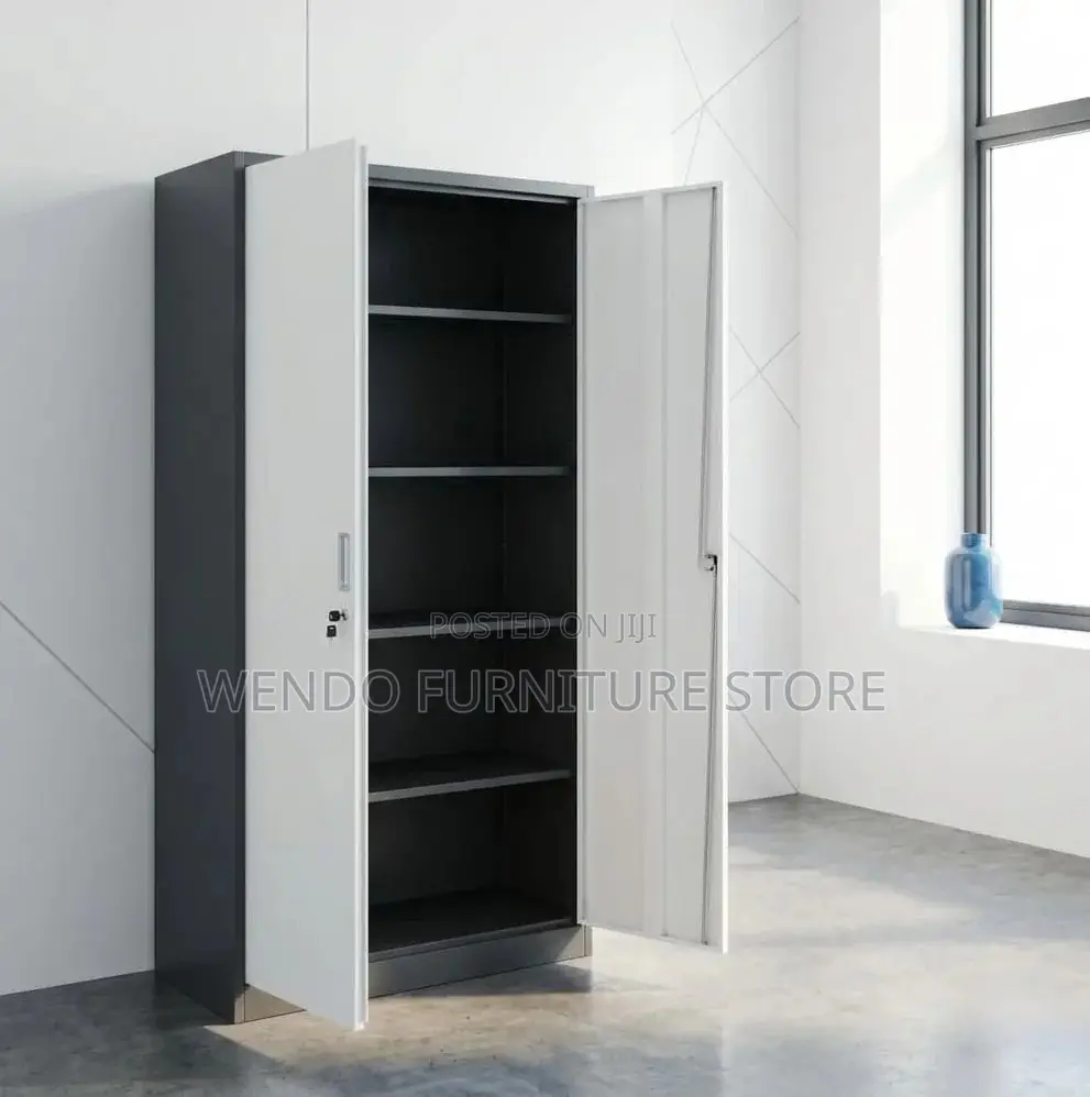 Office Cabinet : 2-Door Metallic Office Cabinet