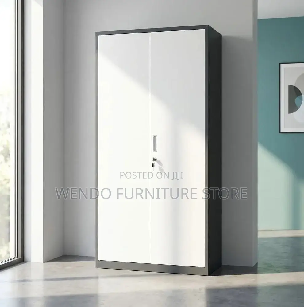 Office Cabinet : 2-Door Metallic Office Cabinet