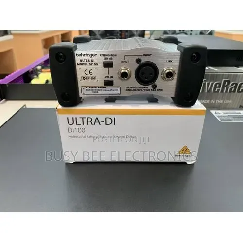 Behringer Professional Ultra-Di 100 Active Battery / Phantom Powered
