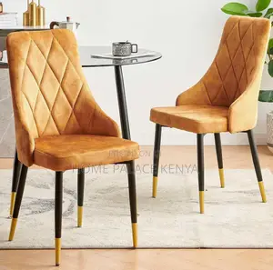 Dining Chair: Nordicana Velvet Home Kitchen Chair