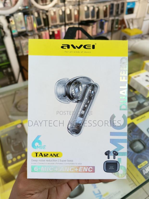 Awei TA12 ANC TWS Bluetooth Earbuds.