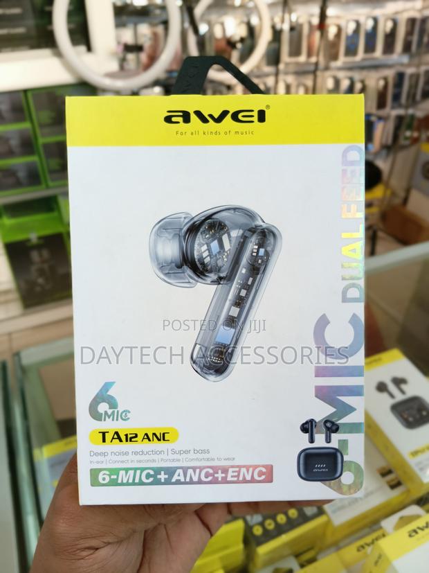 Awei TA12 ANC TWS Bluetooth Earbuds. - thumbnail 3