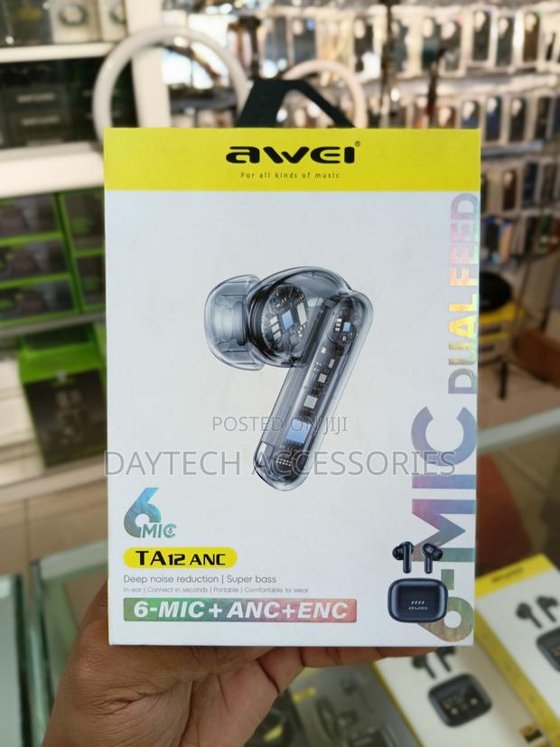 Awei TA12 ANC TWS Bluetooth Earbuds. - thumbnail 4