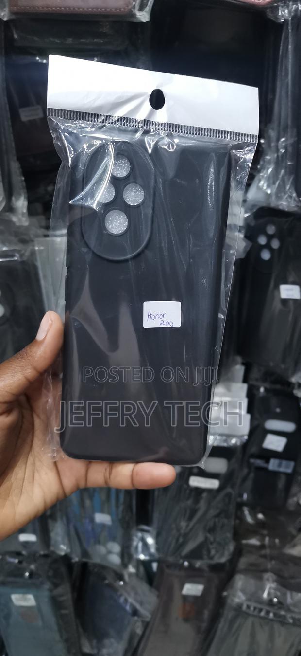 Generic Honor 200 Pro Phone Case in Matte Black. - main view