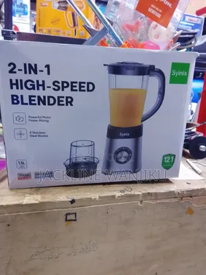 Safe and Powerful 700w Syinix 2-in-2 High Speed 1.5L Blender