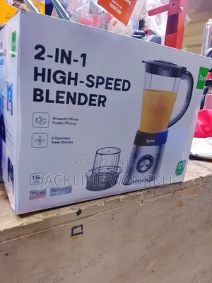 Safe and Powerful 700w Syinix 2-in-2 High Speed 1.5L Blender