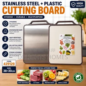 Stainless Steel + Plastic Cutting Board-B9