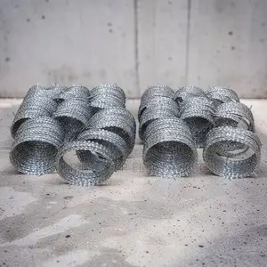 Galvanized 100mm,200mm, 450mm 6m /8m/10m Length Barbed Razor Wire