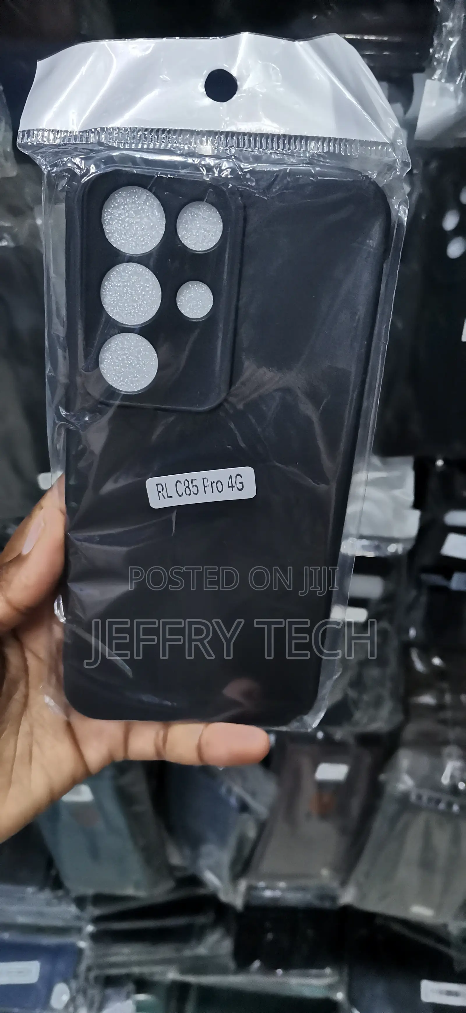 Realme C85 Pro 4G Minimalist Matte Black Profile Casing