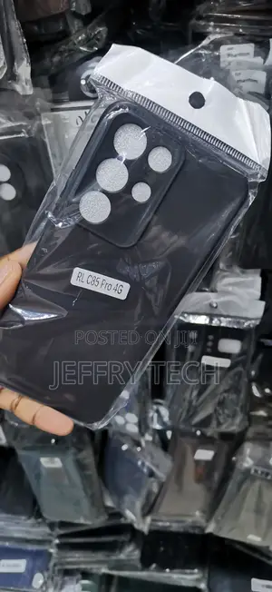 Realme C85 Pro 4G Minimalist Matte Black Profile Casing
