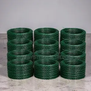 PVC Coated 100mm,200mm, 450mm 6m /8m/10m Length Barbed Razor Wire