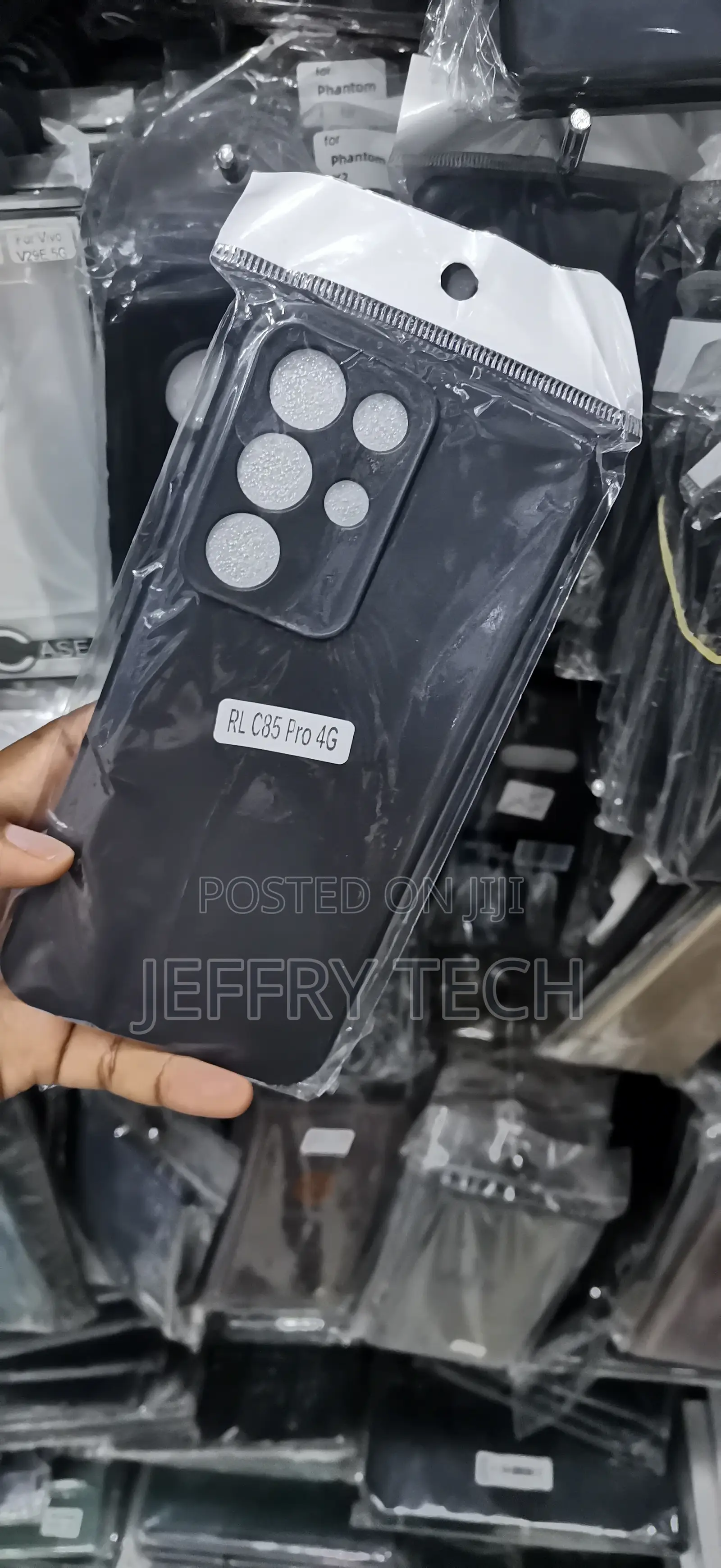 Realme C85 Pro Black Org Silicone Back Cover