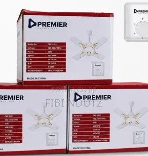 High Speed Cooling 24" Premier Wall Fan/Ceiling Fan Premier 24Inch