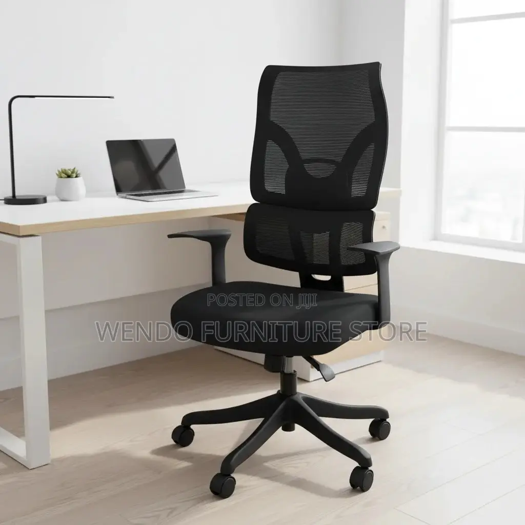 Office Chair : GENSII Black Ergonomic Office Chair