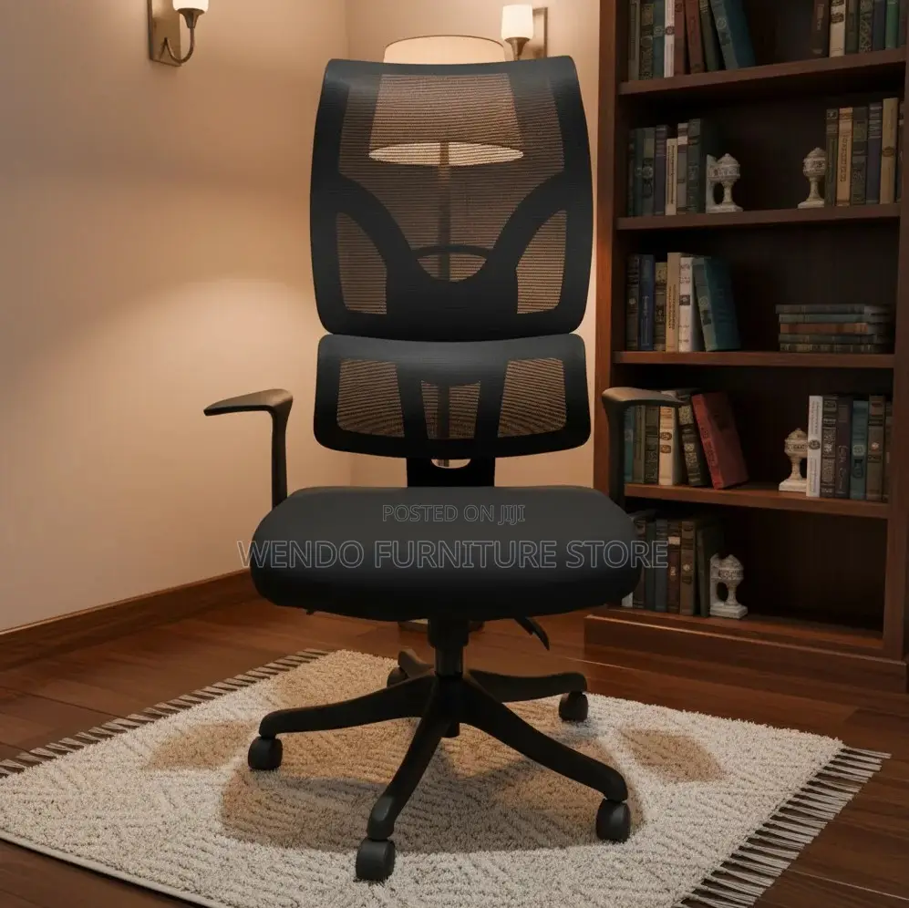 Office Chair : GENSII Black Ergonomic Office Chair