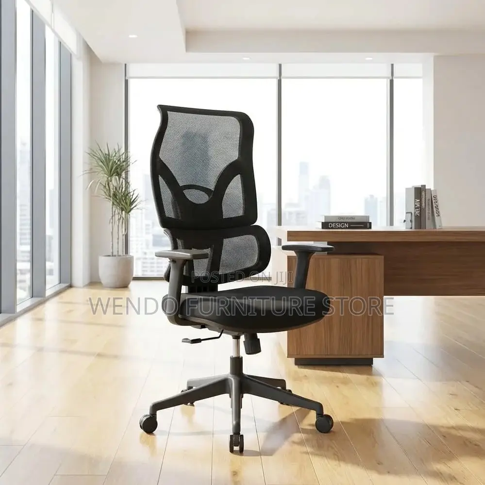 Office Chair : GENSII Black Ergonomic Office Chair