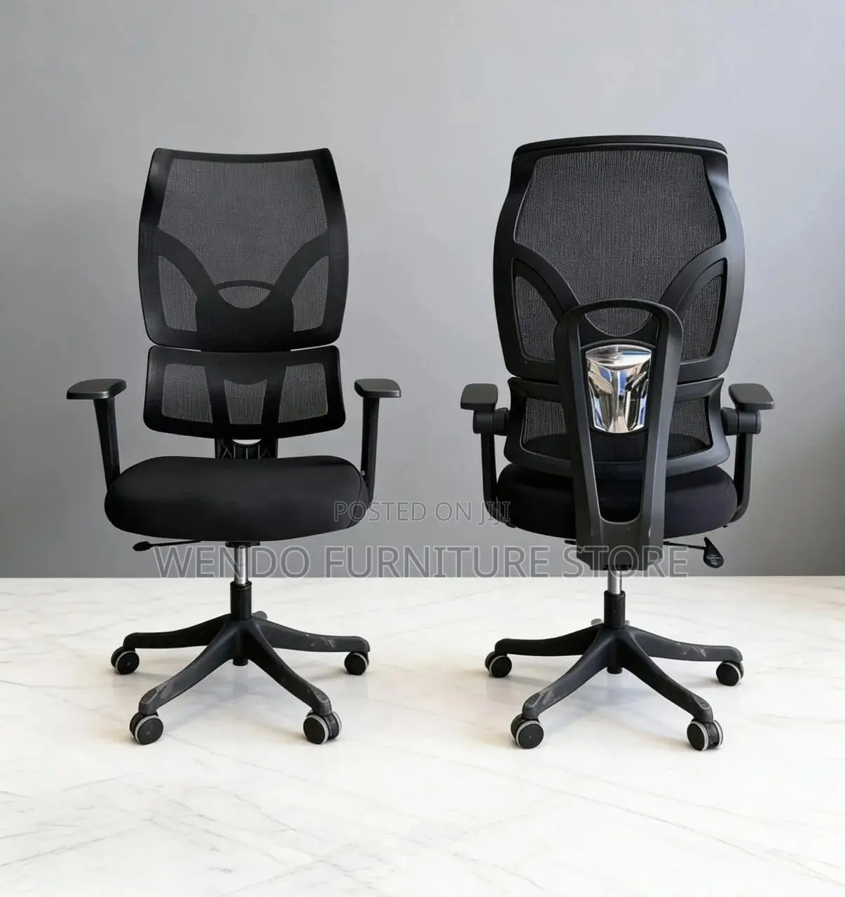 Office Chair : GENSII Black Ergonomic Office Chair