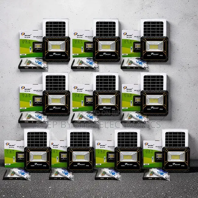 Durable 40W,60W,100W,200W,300W,500W Watts Solar Flood Lights