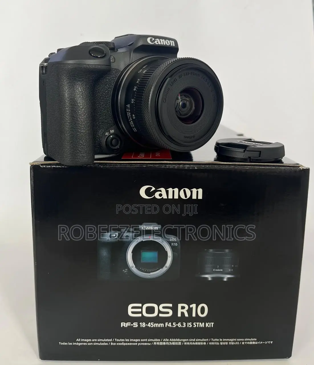 Canon EOS R10 Mirrorless Camera With 18-45mm Lens