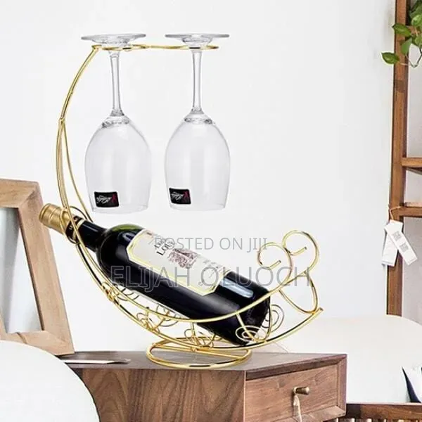 Golden Wine Rack