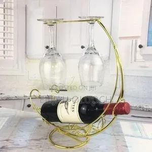 Golden Wine Rack